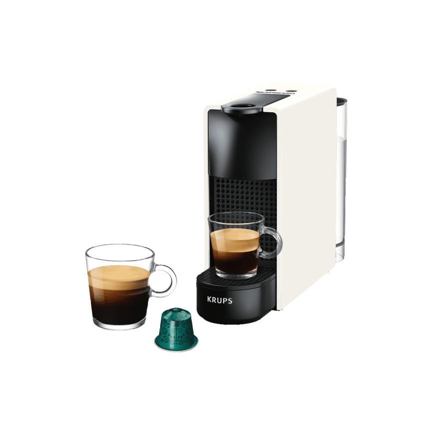 Krups - Капсульна кавоварка NESPRESSO Essenza mini 1310W/230V білий