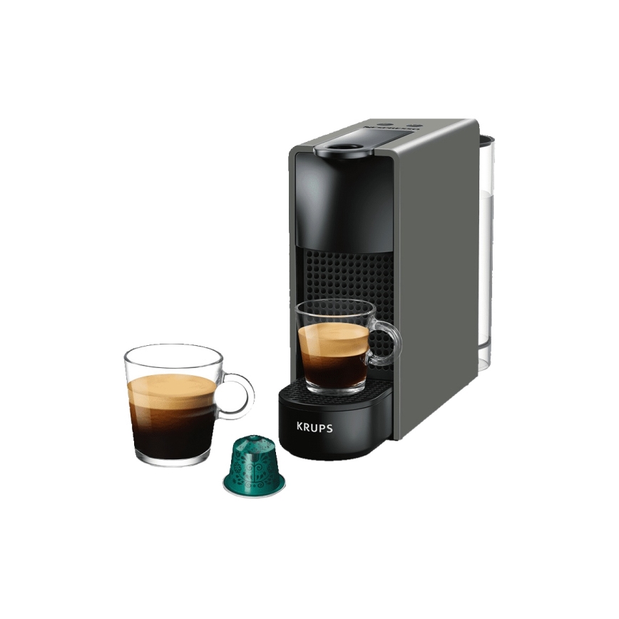 Krups - Капсульна кавоварка NESPRESSO Essenza mini 1310W/230V сірий