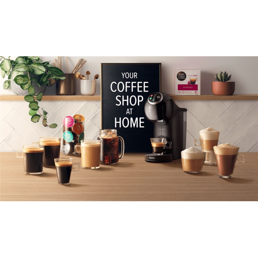 Krups - Капсульная кофемашина NESCAFÉ DOLCE GUSTO GENIO S 1500W антрацит