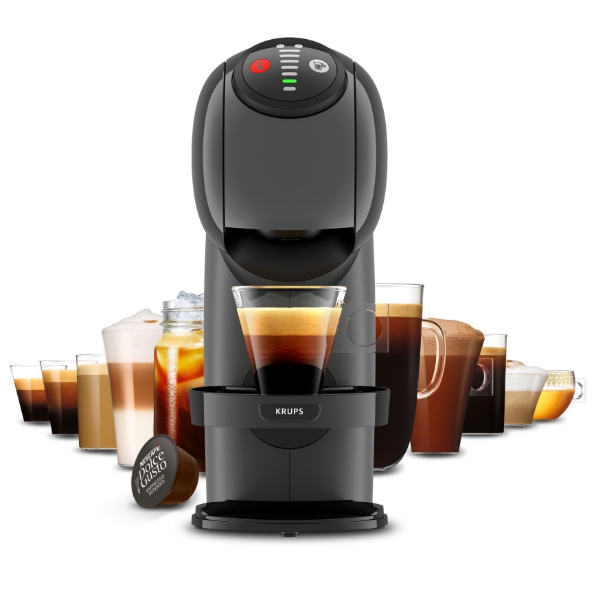 Krups - Капсульная кофемашина NESCAFÉ DOLCE GUSTO GENIO S 1500W антрацит