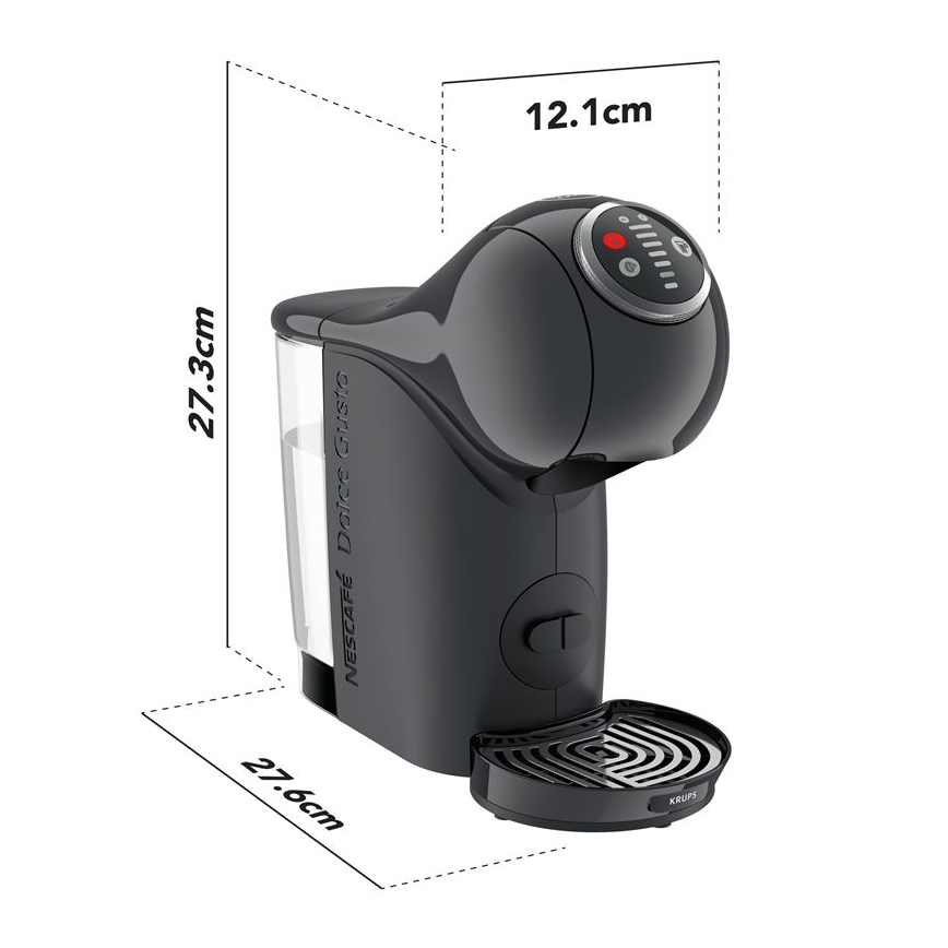 Krups - Капсульная кофемашина NESCAFÉ DOLCE GUSTO GENIO S 1500W антрацит