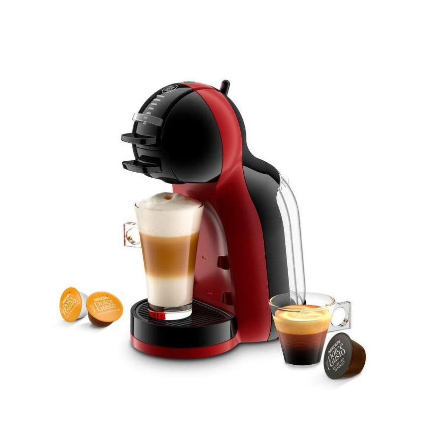 Krups - Капсульная кофемашина NESCAFÉ DOLCE GUSTO MINI ME 1500 Вт/230 В красный/черный