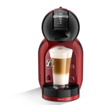Krups - Кавоварка для капсул NESCAFÉ DOLCE GUSTO MINI ME 1500 Вт/230 В червона/чорна