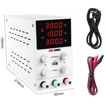Лабораторне живлення SPS3010 0-30V/0-10A