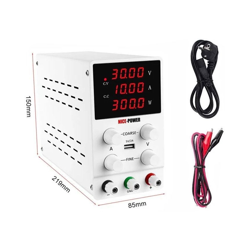 Лабораторне живлення SPS3010 0-30V/0-10A