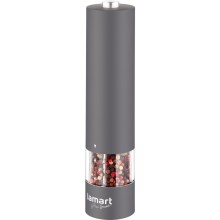Lamart - Електричний млин для спецій 4xAA сірий