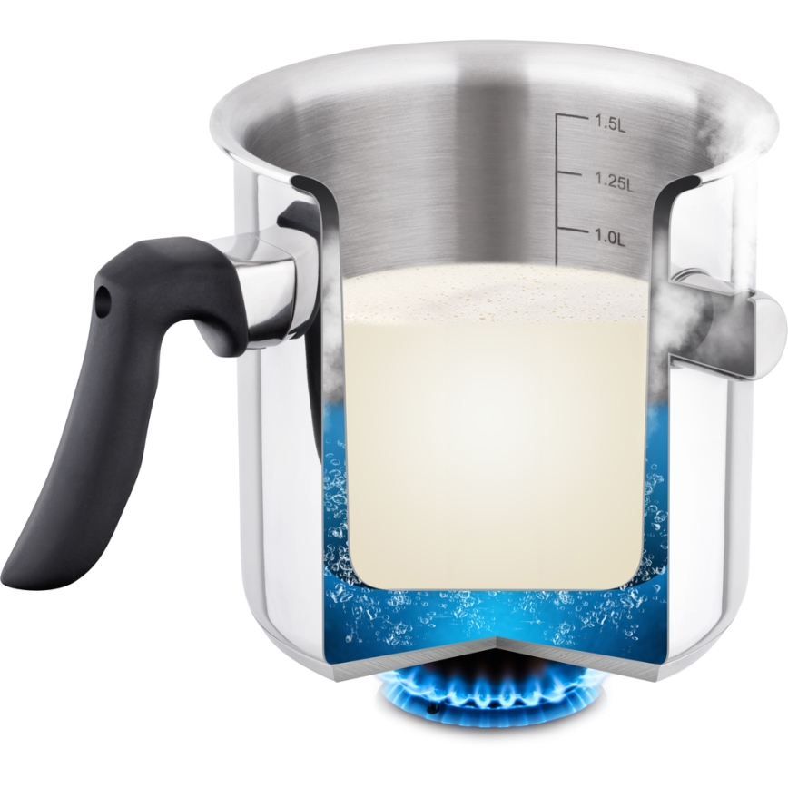 Lamart - Молочник 1,5 л из нержавеющей стали