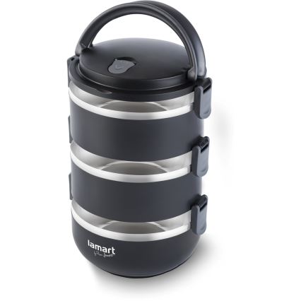 Lamart - Пищевой термоконтейнер 1,8 л черный