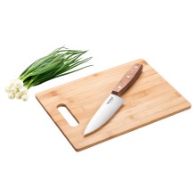 Lamart - Кухонна обробна дошка 30x22 см + ніж