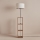 Lampa de podea AYD 1xE27/40W/230V maro/alb