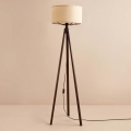 Lampa de podea AYD 1xE27/40W/230V, maronie/bej