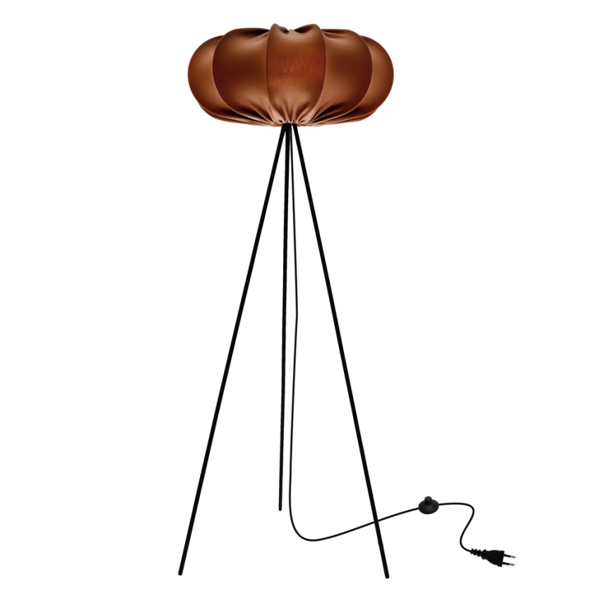 Lampa de podea CAFEE 1xE27/40W/230V maro/neagră