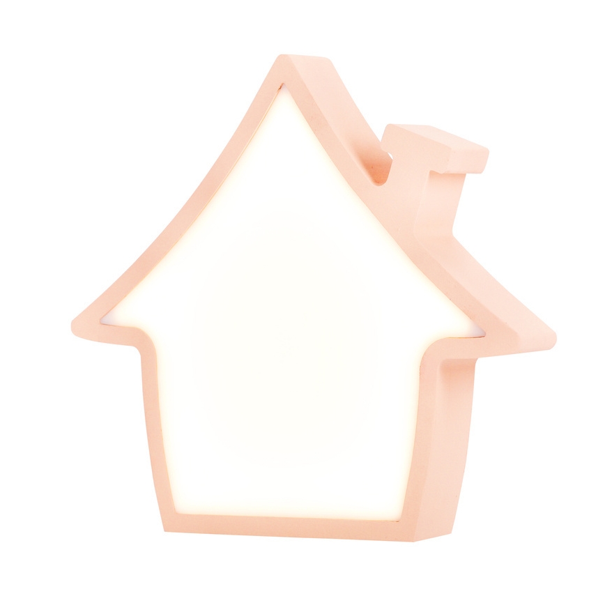 Лампа для дітей HOUSE LED/10W/230V рожевого кольору