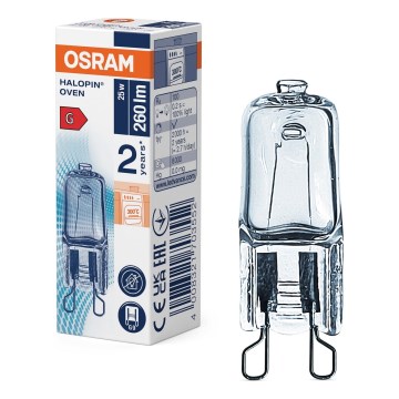 Лампа для духовки HALOPIN G9/25W/230V 2700K - Osram