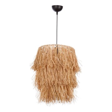 Лампа на ланцюгу TASSEL 1xE27/40W/230V рафія