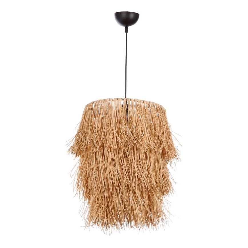 Лампа на ланцюгу TASSEL 1xE27/40W/230V рафія