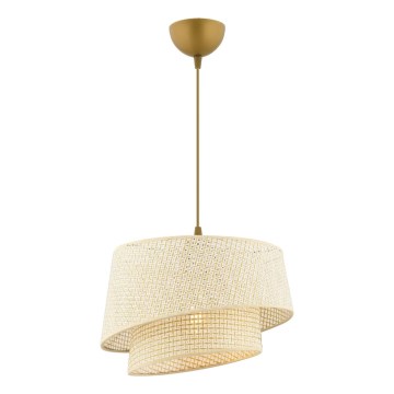 Лампa на верига BARETTE 1xE27/60W/230V кремова
