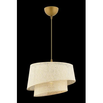 Лампa на верига BARETTE 1xE27/60W/230V кремова