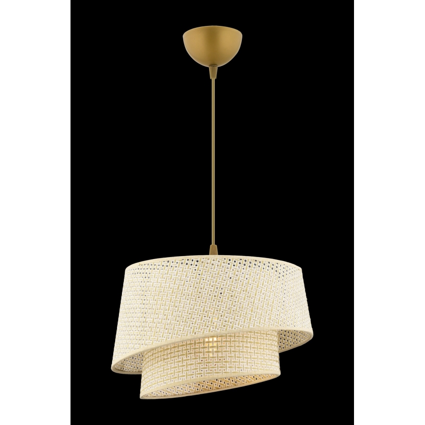 Лампa на верига BARETTE 1xE27/60W/230V кремова