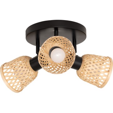 Лампа точкова Atmosphera LIO 3xE27/25W/230V з бамбука