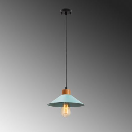 Лампа в натежено състояние MANAVGAT 1xE27/40W/230V синя/кафява