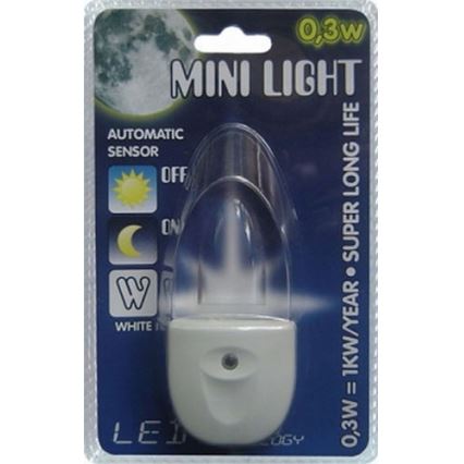 Лампа в розетку MINI-LIGHT (меняет цвета)