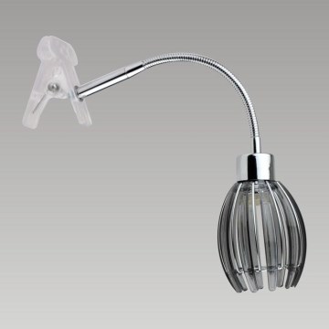 Лампа з затискачем EZZO 1xG9/33W/230V димчастий