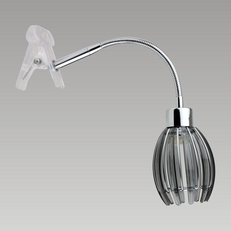 Лампа з затискачем EZZO 1xG9/33W/230V димчастий
