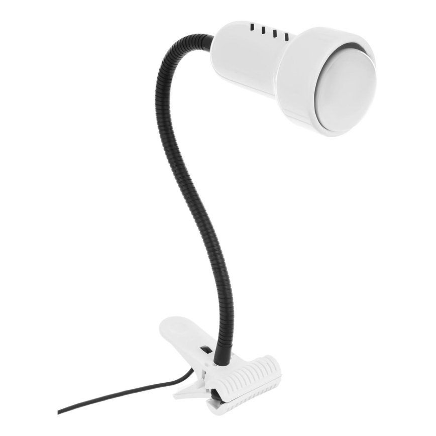 Лампа з затискачем LOLEK 1xE14/24W/230V білий