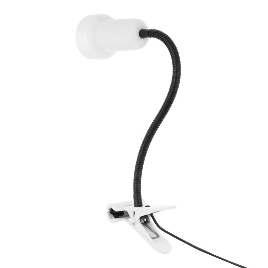Лампа з затискачем LOLEK 1xE14/24W/230V білий