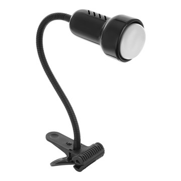 Лампа з затискачем LOLEK 1xE14/24W/230V чорний