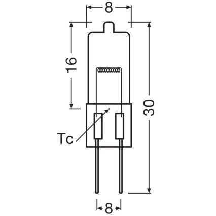 Лампочка для духовки HALOSTAR G4/10W/12V 2700K - Osram