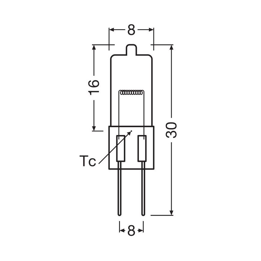 Лампочка для духовки HALOSTAR G4/10W/12V 2700K - Osram