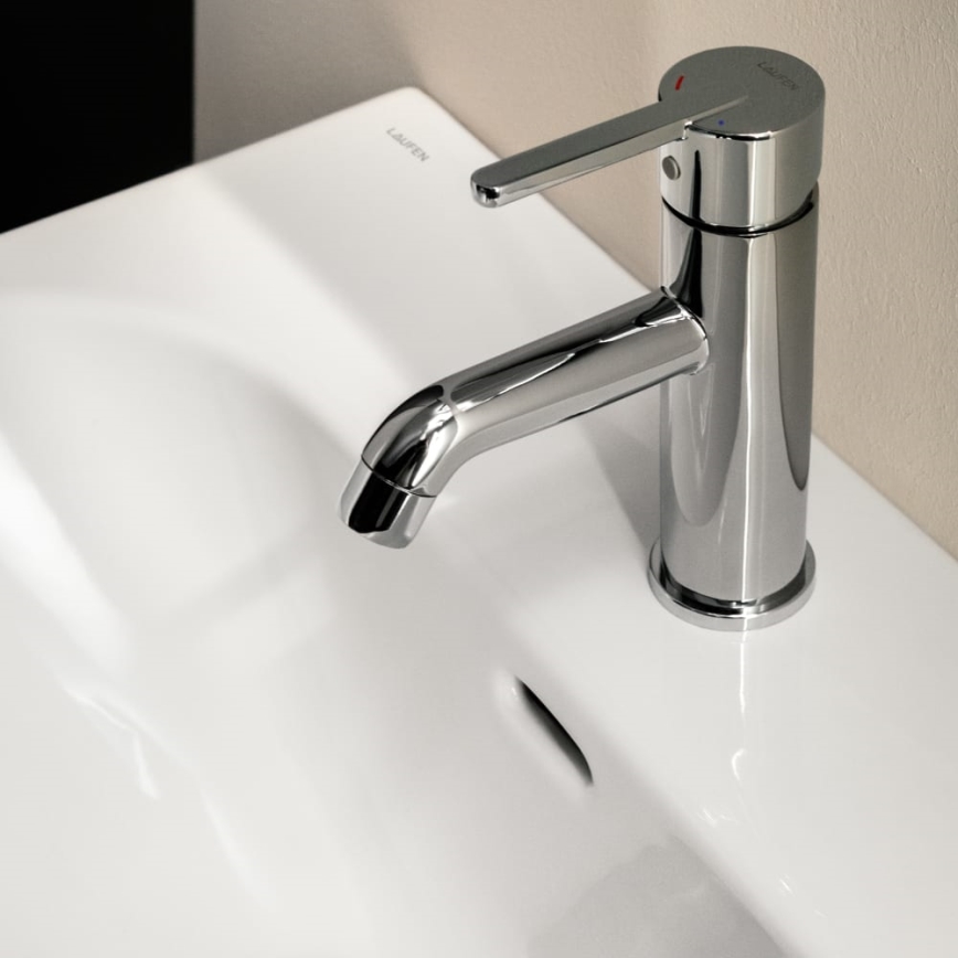 LAUFEN H3110810041201 - Смеситель для умывальника LUA 19,2 см блестящий хром