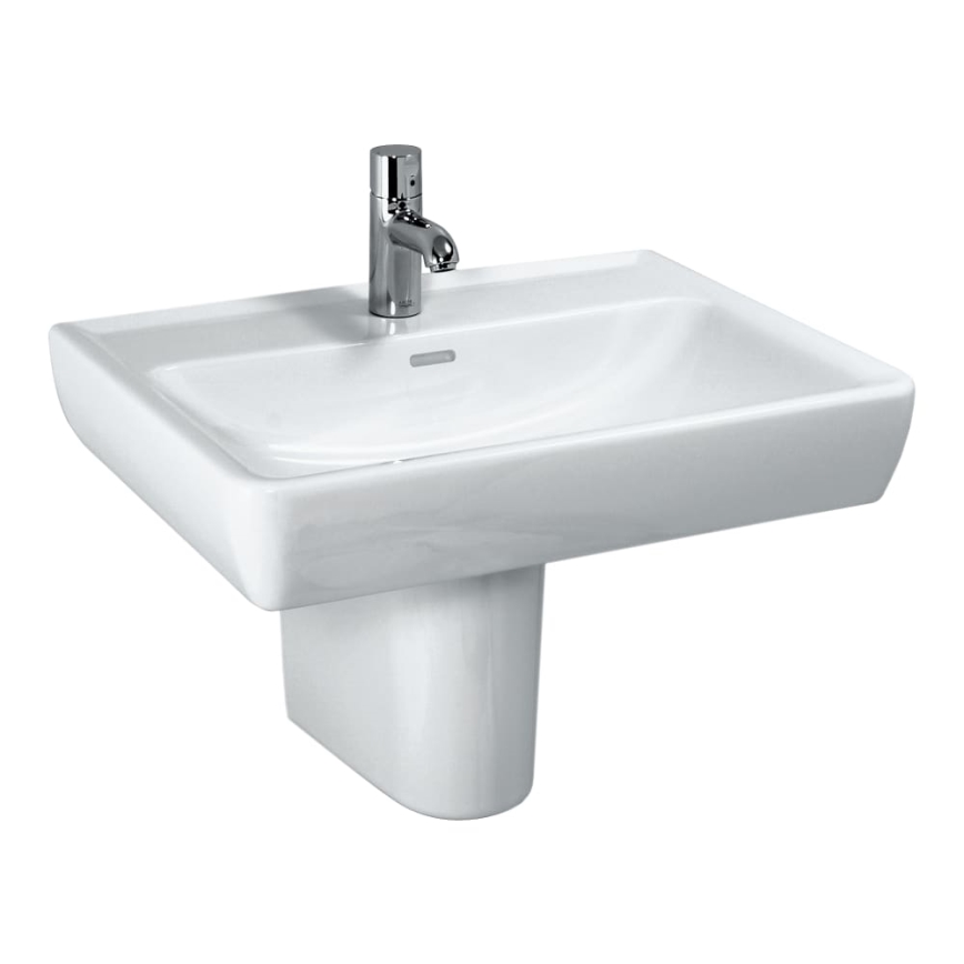 LAUFEN H8189510001041 - Умивальник накладний (на стільницю)/підвісний PRO 55x48 см кераміка/білий