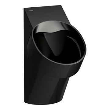 LAUFEN H8402850200001 - пісуар VAL, задній підвід, задній злив, кераміка/глянцева чорна