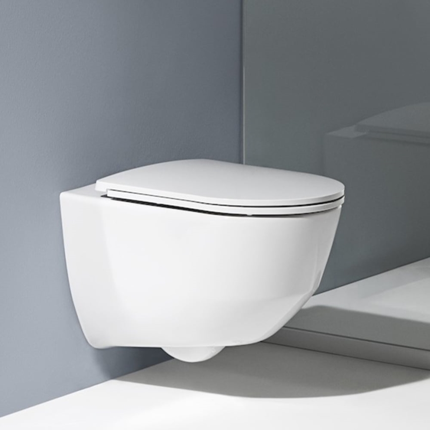 LAUFEN H8669570000001 - Підвісний унітаз PRO кераміка/білий + кришка-сидіння SoftClose PRO дуропласт/білий