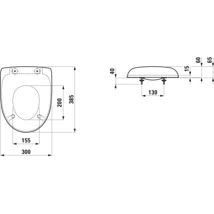 LAUFEN H8910303000001 - Детское сиденье для унитаза FLORAKIDS дуропласт/белое