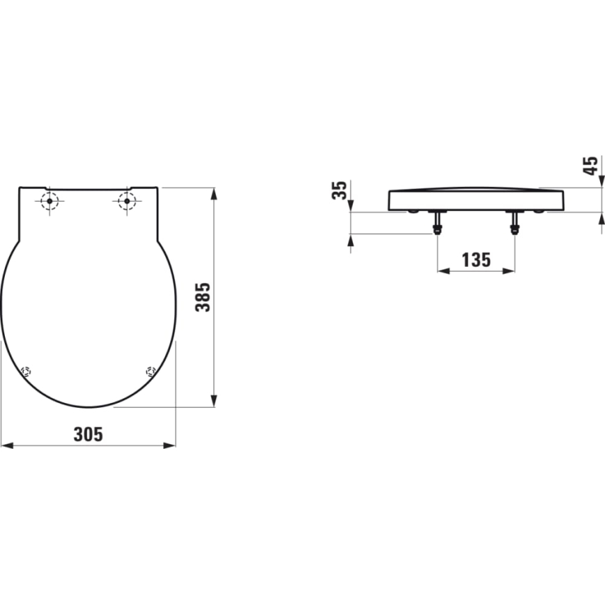 LAUFEN H8942820200001 - Кришка для писуара SoftClose VAL дуропласт/глянцевий чорний