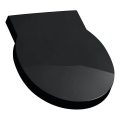 LAUFEN H8942820200001 - Крышка для писсуара SoftClose VAL, дуропласт/глянцевый чёрный