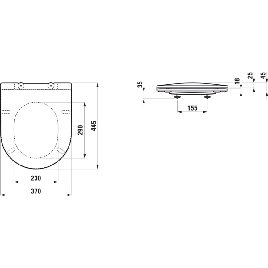 LAUFEN H8989660000001 - Сидіння для унітазу SoftClose PRO, дуропласт, біле