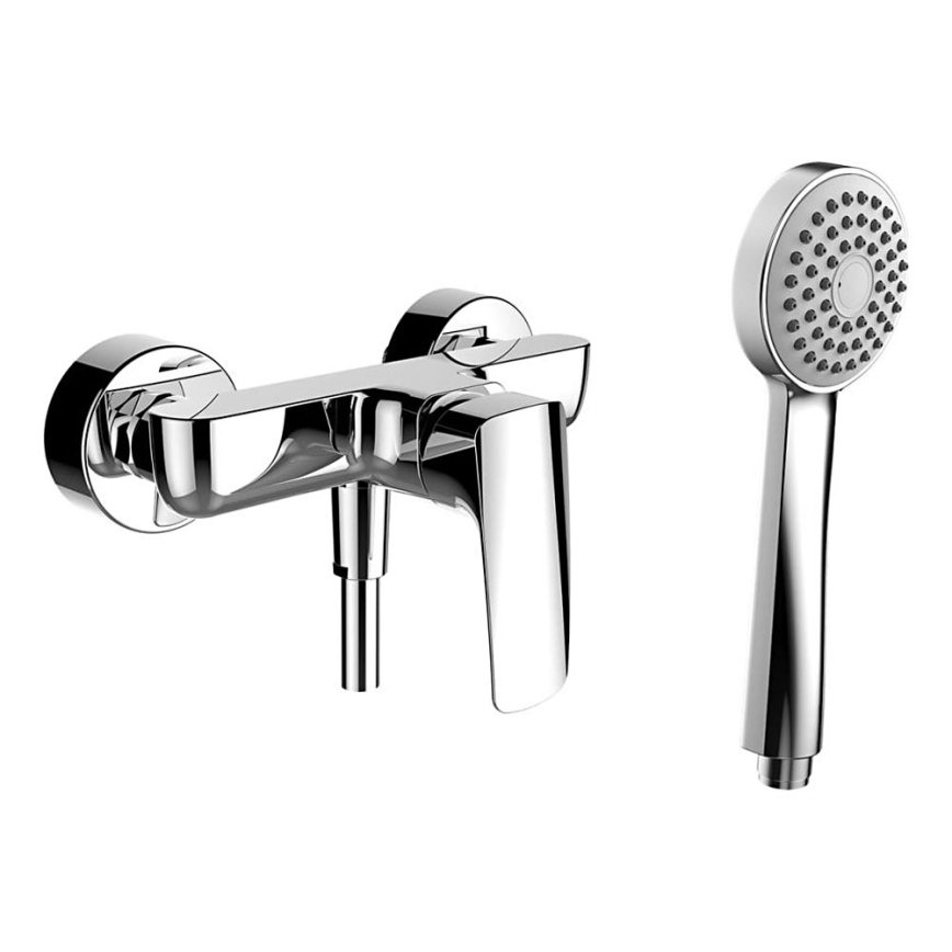 LAUFEN HF500750100600 - Душевой гарнитур со смесителем LAURIN блестящий хром