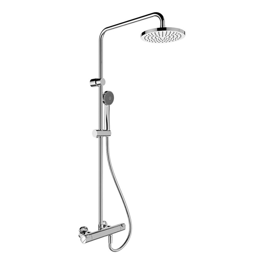 LAUFEN HF500957100600 - Душевой комплект с термостатическим смесителем CITYPRO, глянцевый хром