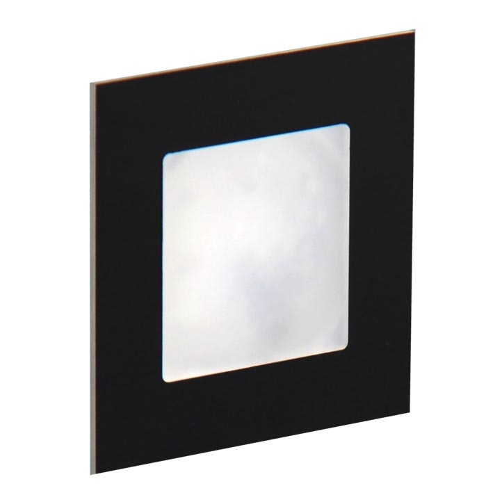 LDST AN-01-SC-BC9 - Светодиодный лестничный светильник ANGEL 9xLED/1,2W/230V матовый черный 3500K