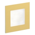 LDST AN-01-SZ-BC9 - Светильник для лестницы LED ANGEL 9xLED/1,2W/230V золотистый 3500K