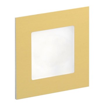 LDST AN-01-SZ-BC9 - Світильник для сходів LED ANGEL 9xLED/1,2W/230V золотистий 3500K
