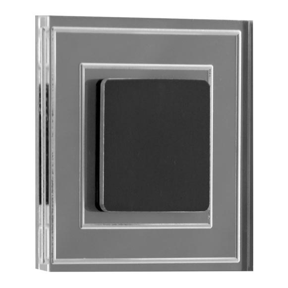 LDST KE-01-SC-BZ8 - Світлодіодне підсвічування сходів KELLY 8xLED/1,2W/230V матовий чорний 6500K