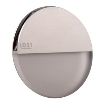 LDST RO-01-SS-BZ4 - Світлодіодне підсвічування сходів ROBIN 4xLED/1,2W/230V матовий хром 6500K