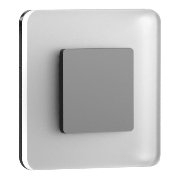 LDST SW-01-CB-BZ8 - Світильник для сходів LED SWIFT 8xLED/1,2W/230V глянцевий чорний 6500K