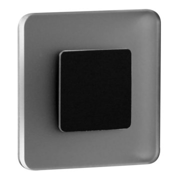 LDST SW-01-SC-BZ8 - Світлодіодне підсвічування сходів SWIFT 8xLED/1,2W/230V матовий чорний 6500K